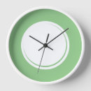 Zoek naar lichtgroen klokken Minimalistisch