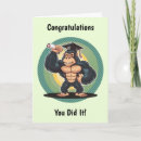 Zoek naar grappige gorilla kaarten Cartoon