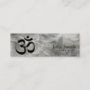 Zoek naar symbool visitekaartjes Yoga