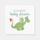 Zoek naar groene draak servetten Dragon baby shower