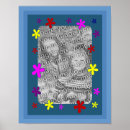 Zoek naar funky bloemen posters Schattig