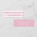 Zoek naar roze witte strepen visitekaartjes Klant