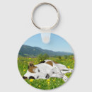 Zoek naar vreedzaam sleutelhangers Kleurrijk