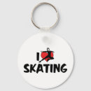 Zoek naar ijs het schaatsen sleutelhangers Liefde