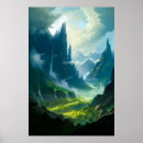 Zoek naar fantasie landschap posters Berg