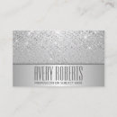 Zoek naar silver glitter sparkle visitekaartjes Modern