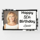 Zoek naar 50ste verjaardag spandoeken Zwart wit