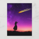 Zoek naar meteoriet briefkaarten Vallende ster