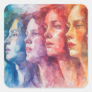 Zoek naar vrouwen gezicht stickers Meisje