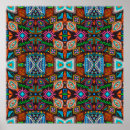 Zoek naar ikat patroon posters Aztec