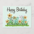 Zoek naar happy birthday yellow flowers briefkaarten Voor iedereen