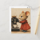 Zoek naar serveerster briefkaarten Koffie