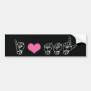 Zoek naar gebarentaal bumperstickers Asl