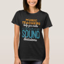 Zoek naar muziek geluid tshirts Leraar