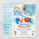 Zoek naar splish splash uitnodigingen Zomerpoolpartij