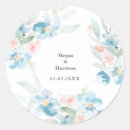 Zoek naar mooie blauwe bloemen stickers Elegant