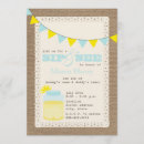 Zoek naar lemonade uitnodigingen Mason jar