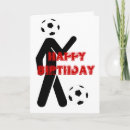 Zoek naar voetballers verjaardagen kaarten Voetbalvoetbal