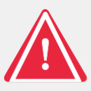 Zoek naar voorzichtigheid etiketten Driehoek