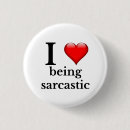 Zoek naar sarcastisch buttons Liefde