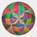 Zoek naar mandala patroon stickers Abstract