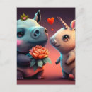 Zoek naar cartoon hippo briefkaarten Dieren