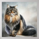 Zoek naar langharige kat kunst Schattig