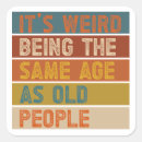Zoek naar oude mensen stickers Grappig