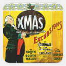 Zoek naar vintage treinen stickers Kerstmis