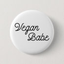 Zoek naar veganisme buttons Vegetariër