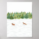 Zoek naar vos in sneeuw posters Natuur