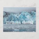 Zoek naar aarde briefkaarten Klimaatverandering