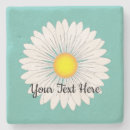 Zoek naar madeliefje onderzetters Blauwgroen