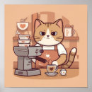 Zoek naar katten cartoon posters Grappig