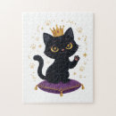 Zoek naar zwarte katten puzzels Voor kinderen