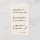 Zoek naar gedichten visitekaartjes Voor haar