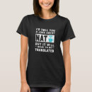 Zoek naar vertaald tshirts Ik zou