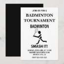 Zoek naar badminton uitnodigingen Speler