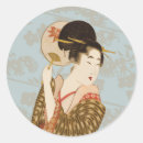 Zoek naar japanse geisha stickers Retro