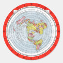 Zoek naar wereld kaarten stickers Equidistant
