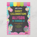 Zoek naar candyland party uitnodigingen Snoep