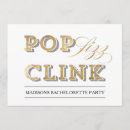 Zoek naar pop fizz clink uitnodigingen Verjaardagsfeest