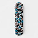 Zoek naar zwart en blauw skateboards Abstract