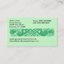 Zoek naar celtic knot visitekaartjes Groen