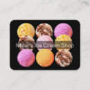 Zoek naar ice cream visitekaartjes Winkel