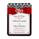 Zoek naar zwart wit rood damast uitnodigingen Modern