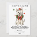 Zoek naar kerstkaart westie kaarten Witte terriër