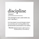Zoek naar wilskracht posters Discipline