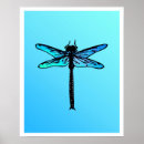 Zoek naar libel ontwerp posters Turquoise