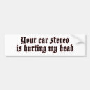 Zoek naar stilte bumperstickers Vrede